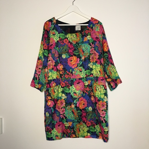 Anthropologie HD in Paris‎ Tropicalist Shift Dress - Picture 3 of 8